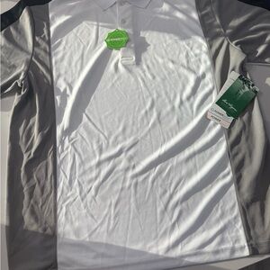 Hogan White and Gray Polo Shirt